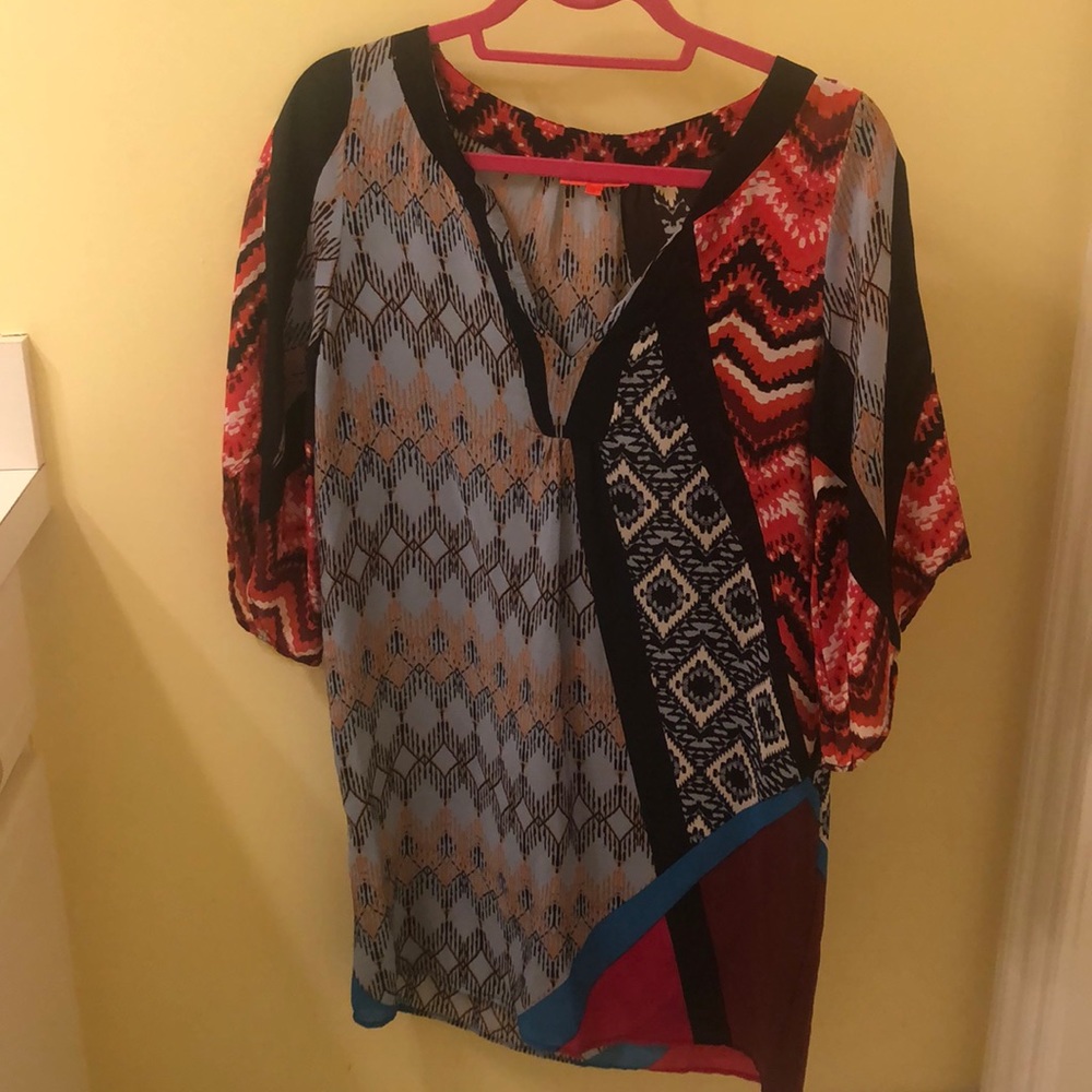 Glam patterned dress